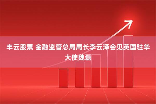 丰云股票 金融监管总局局长李云泽会见英国驻华大使魏磊